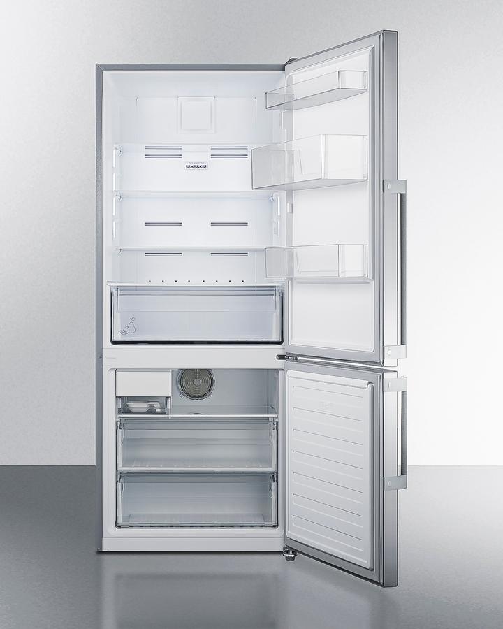 SUMMIT FFBF284SSIM Summit 28"" Wide Bottom Freezer Refrigerator