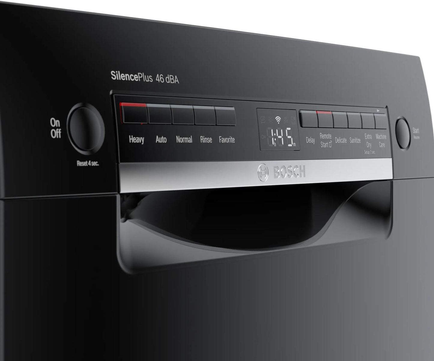 BOSCH SPE53C56UC Bosch 300 Series Dishwasher 17 3/4"" Black Spe53c56uc