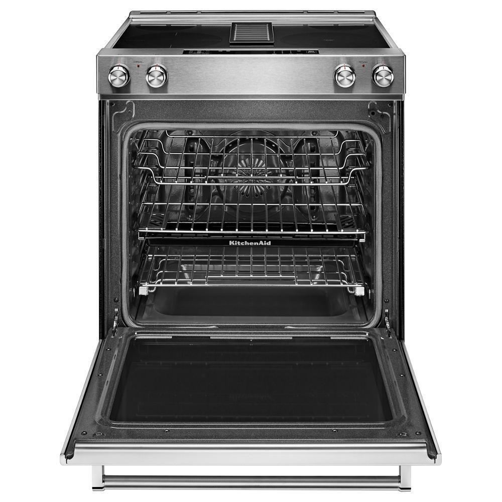 KITCHENAID KSEG950ESS Stainless Steel Kitchenaid 30-inch 4-element Electric Downdraft ...