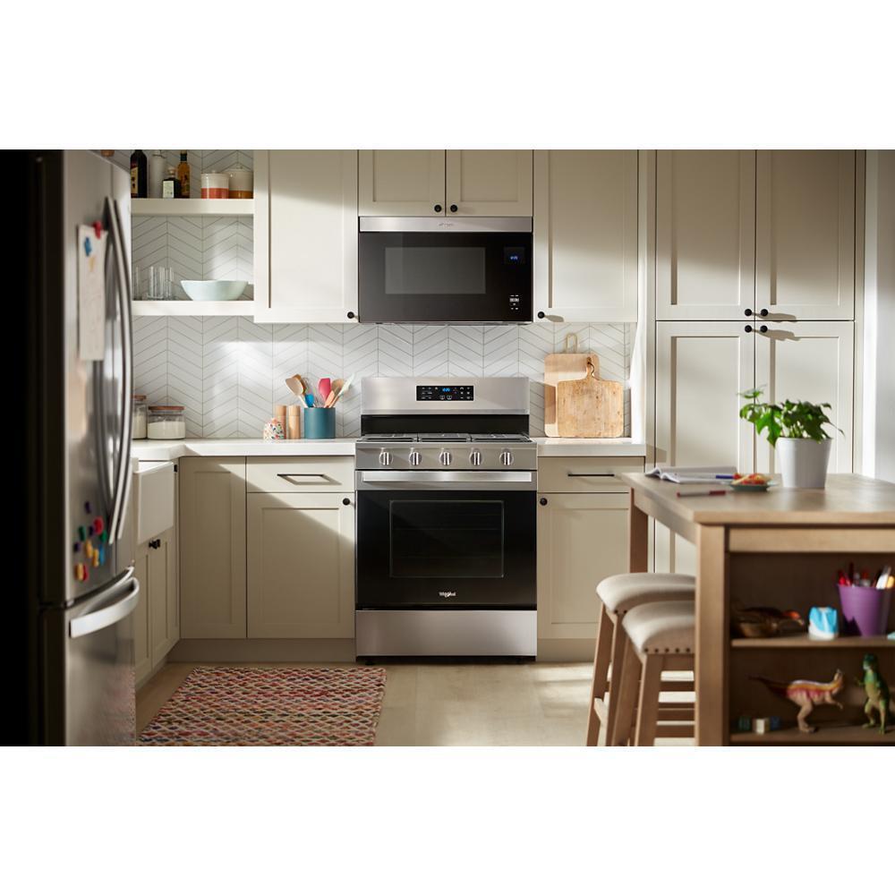WHIRLPOOL WFGS5030RZ 30-inch Gas Range With Air Fry and Air Baking, Self Cleaning, RAPID...