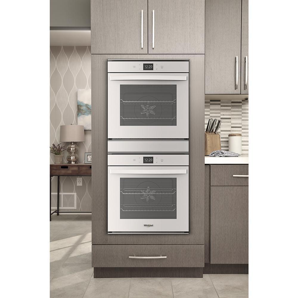 WHIRLPOOL WOD52ES4MW Whirlpool 5.8 Cu. Ft. 24 Inch Double Wall Oven With Convection