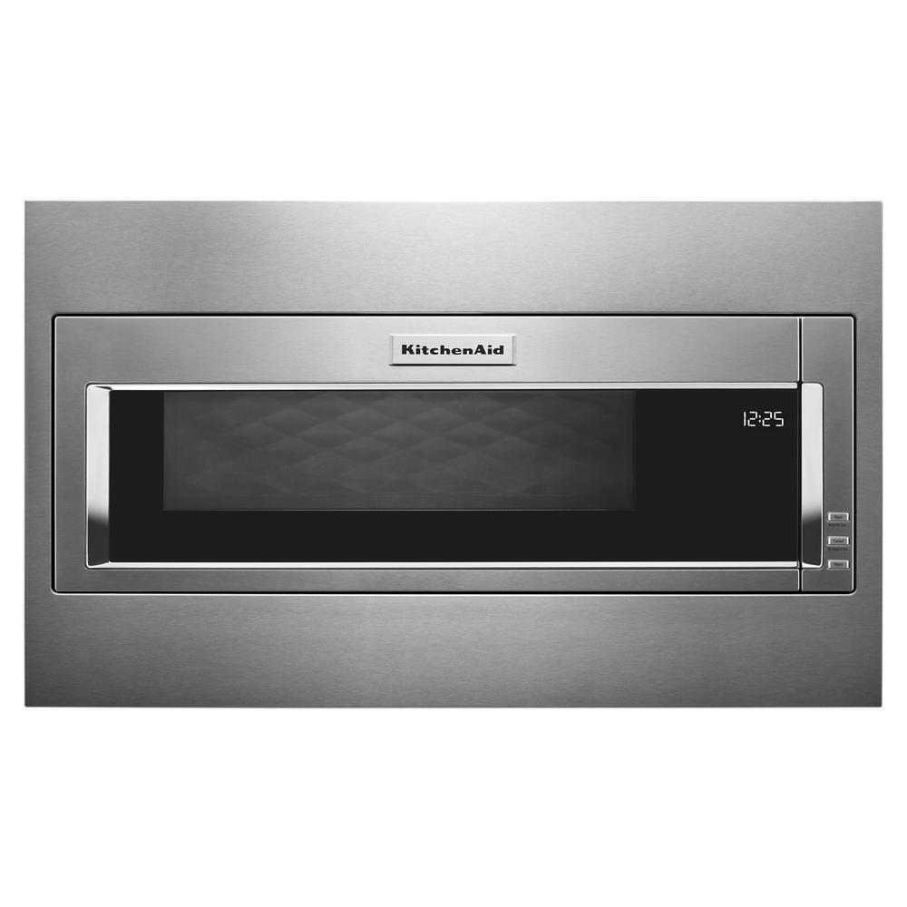 KITCHENAID KMBT5511KSS 1000 Watt Built-in Low Profile Microwave With Standard Trim Kit - S...