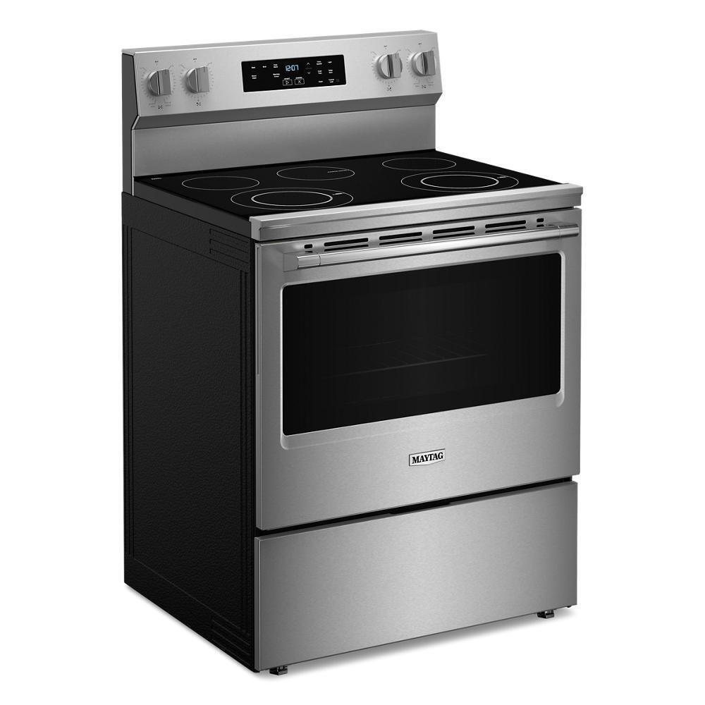 MAYTAG MFES4030RS Maytag 30-inch Wide Electric Range With Steam Clean - 5.3 Cu. Ft.