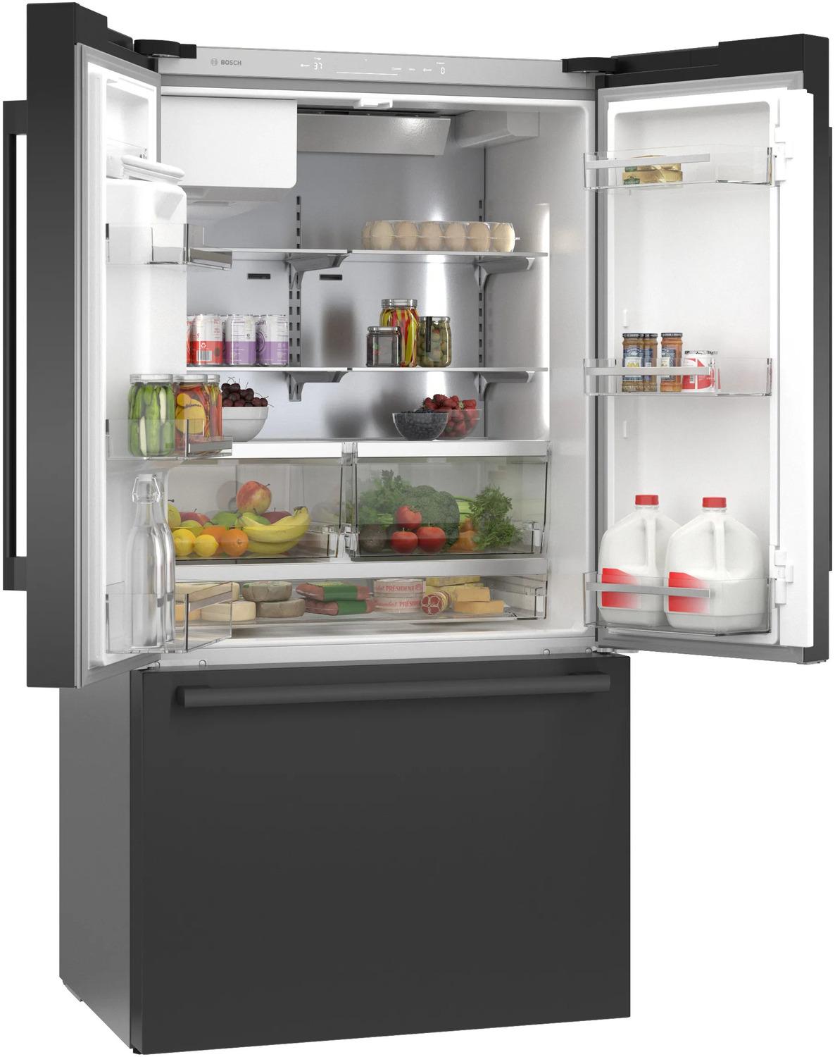 BOSCH B36CD50SNB 500 Series French Door Bottom Mount Refrigerator 36'' Black STAINLE...