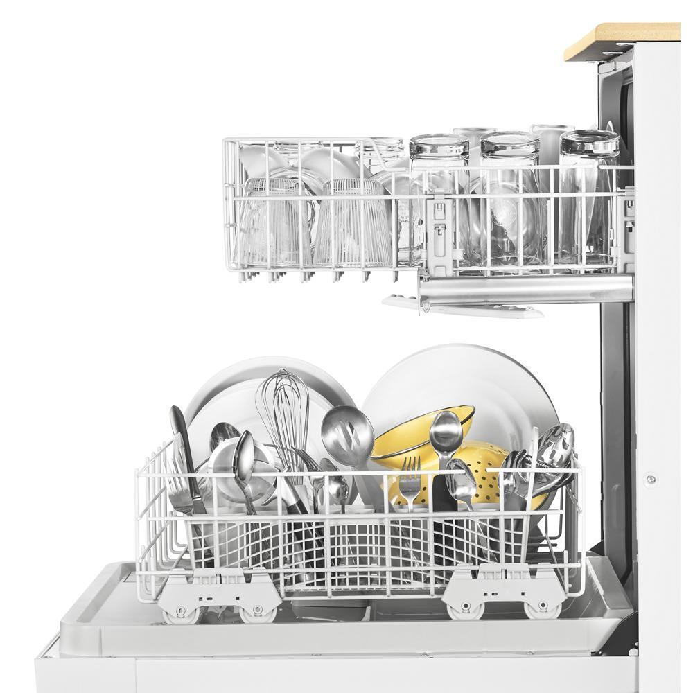 WHIRLPOOL WDP370PAHW Whirlpool, 3 Cycles, 4 Options, 55 Dba, Plastic Tub Portable DISHWAS...