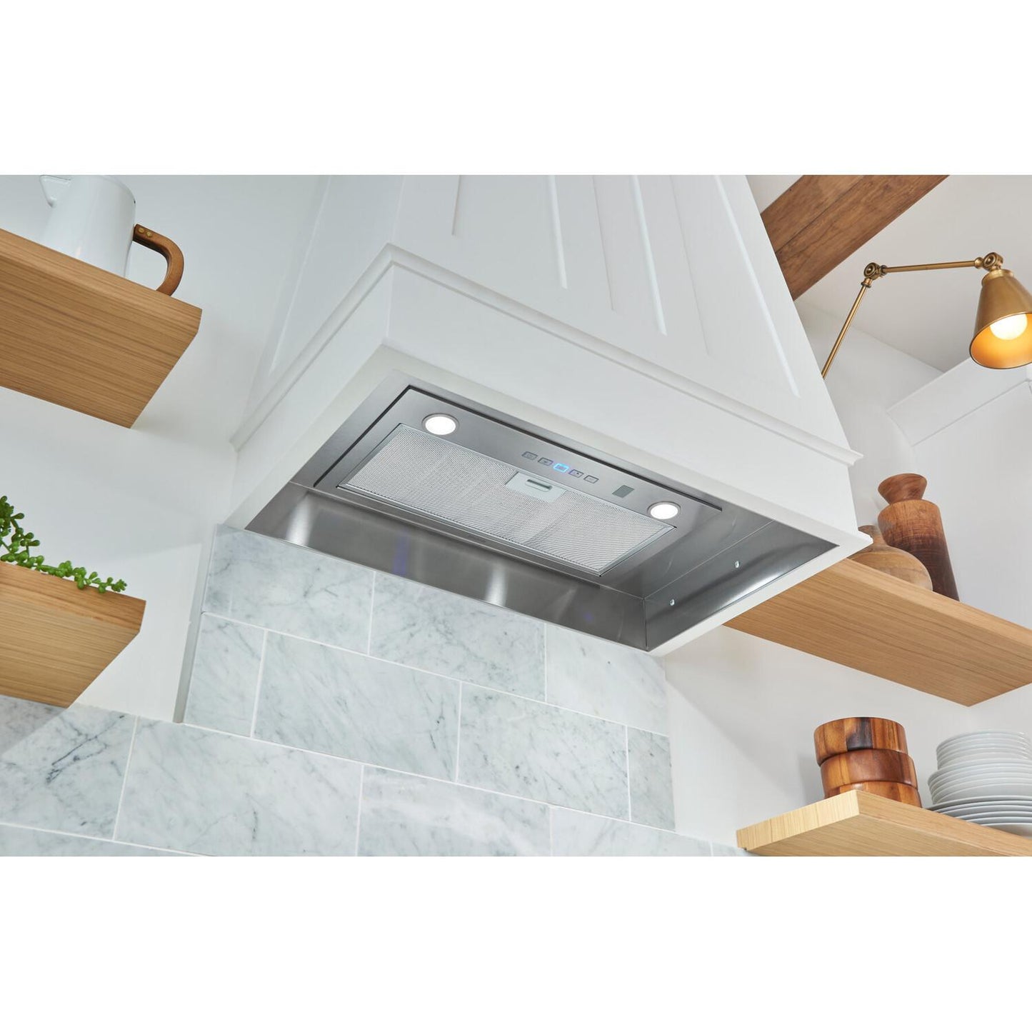 BROAN PM400SSV Broan 21-inch Custom Range Hood Power Pack, 450 Max Blower Cfm, ...