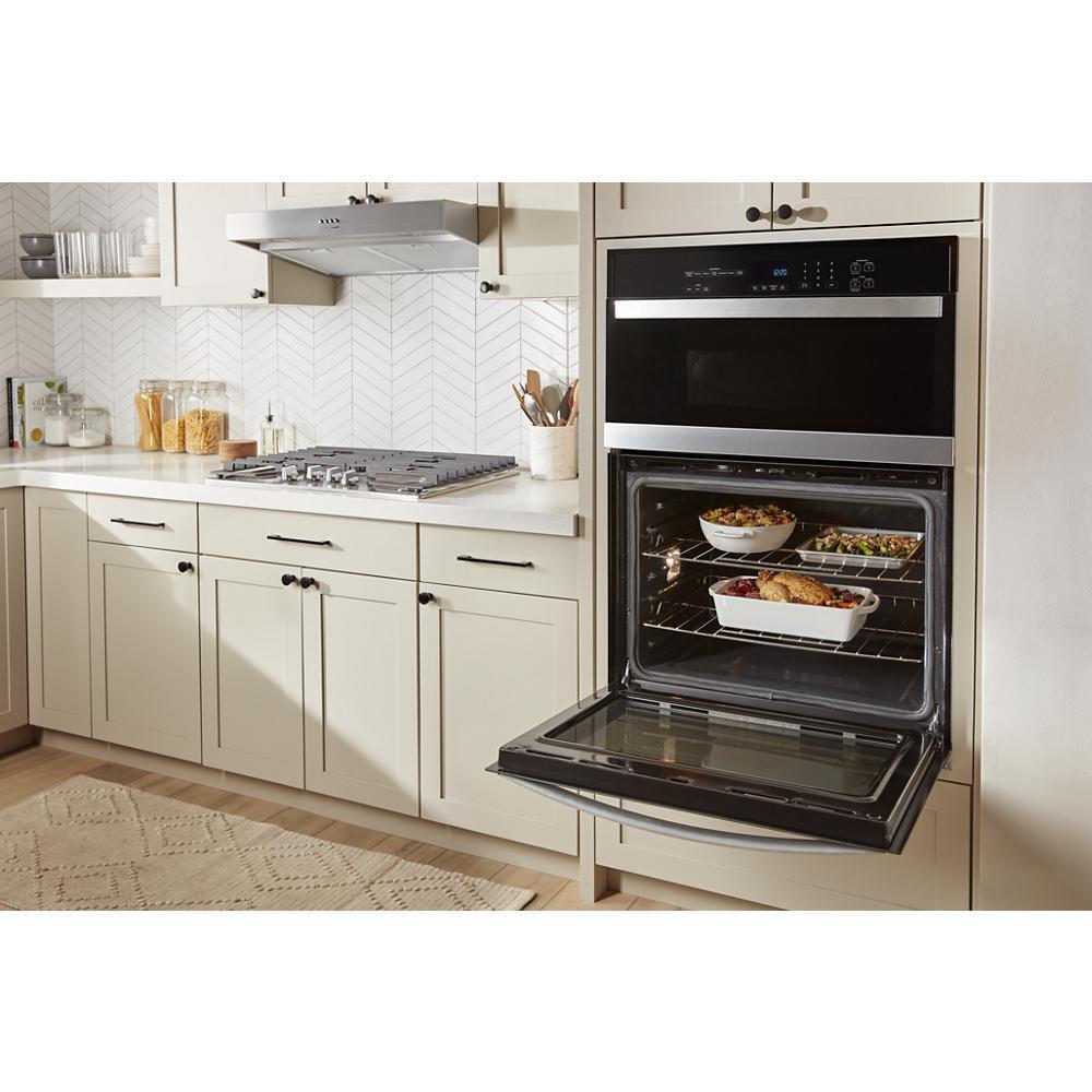 WHIRLPOOL WOEC3030LS Whirlpool 6.4 Total Cu. Ft. Combo Self-cleaning Wall Oven