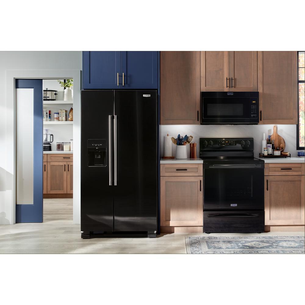 MAYTAG MRSF4036PB Maytag 36-inch Wide Side-by-side Refrigerator - 25 Cu. Ft.