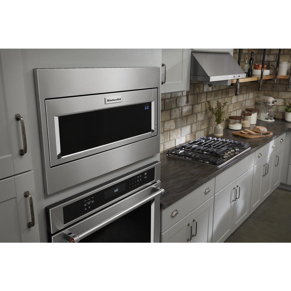 KITCHENAID KMBT5511KSS 1000 Watt Built-in Low Profile Microwave With Standard Trim Kit - S...
