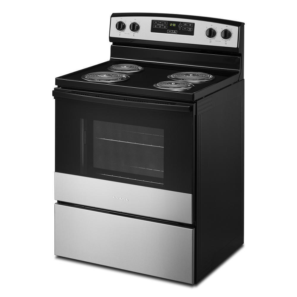 AMANA ACR4303MMS 30-inch Amana Electric Range With Bake Assist Temps