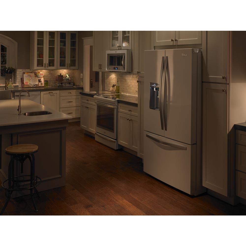 WHIRLPOOL WVW75UC6DS Stainless Steel Whirlpool 36 Inch Convertible Glass Kitchen RANG...
