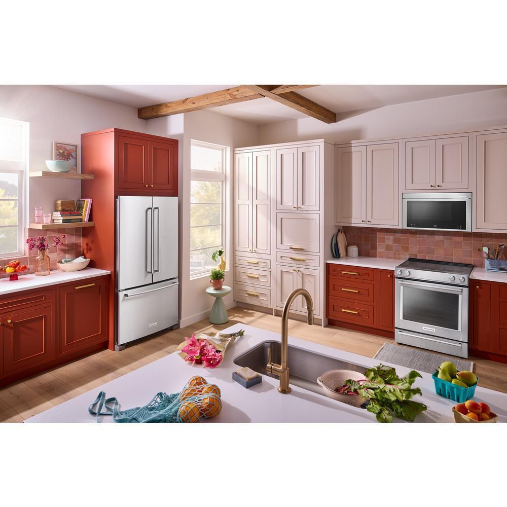 KITCHENAID KRFC136RPS 20 Cu. Ft. 36-inch Width Counter-depth French Door Refrigerator WIT...