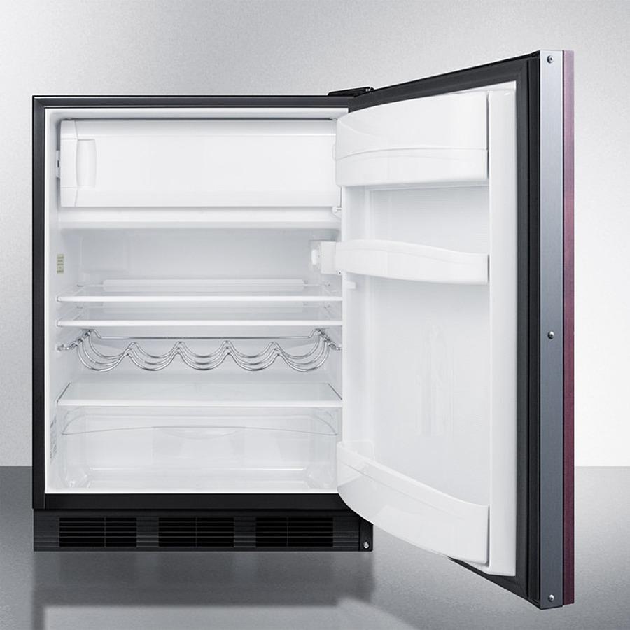 SUMMIT CT663BKBIIF Built-in Undercounter Refrigerator-freezer for Residential Use, CYC...