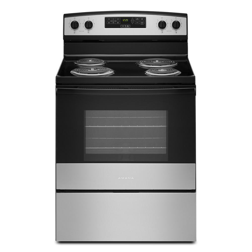 AMANA ACR4303MMS 30-inch Amana Electric Range With Bake Assist Temps
