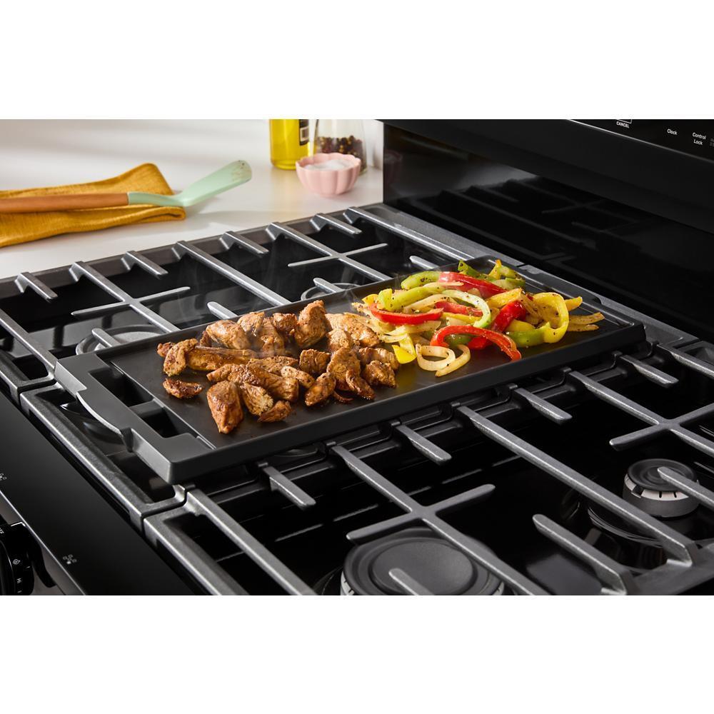 WHIRLPOOL WFGS5030RB 30-inch Gas Range With Air Fry and Air Baking, Self Cleaning, RAPID...