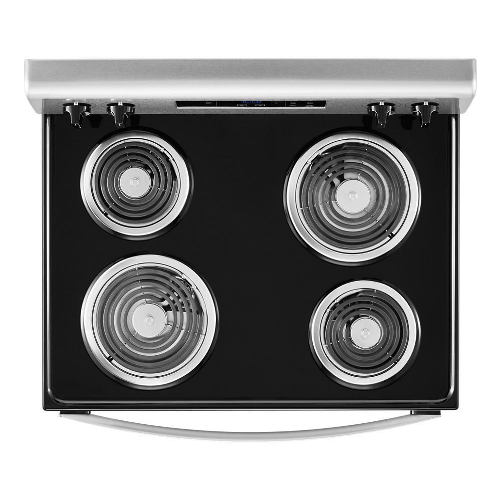 WHIRLPOOL WFC150M0JS 4.8 Cu. Ft. Whirlpool Electric Range With Keep Warm Setting