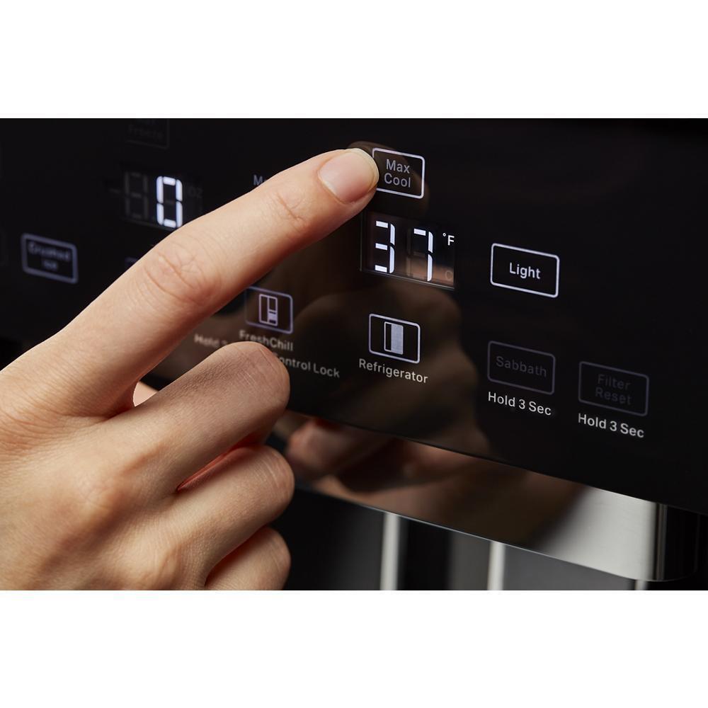 KITCHENAID KBSN708MPA 30 Cu. Ft. 48"""" Built-in Side-by-side Refrigerator With PANEL-READY...