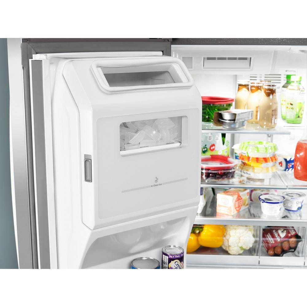 WHIRLPOOL WRMF7736PV 36-inch Wide 4 Door Refrigerator With Prep and Store Bins - 26 Cu. Ft.