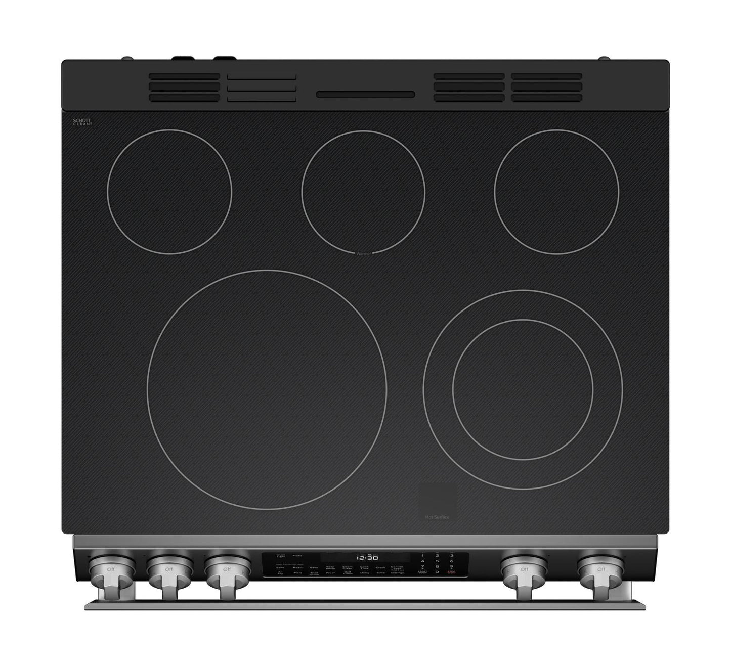 SHARP SSR3065JS Sharp 30 In. Electric Convection Slide-in Range With Air Fry