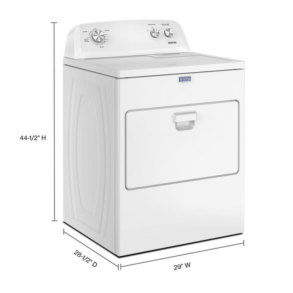 MAYTAG MED4005SW Maytag Top Load Electric Wrinkle Prevent Dryer - 7.0 Cu. Ft.