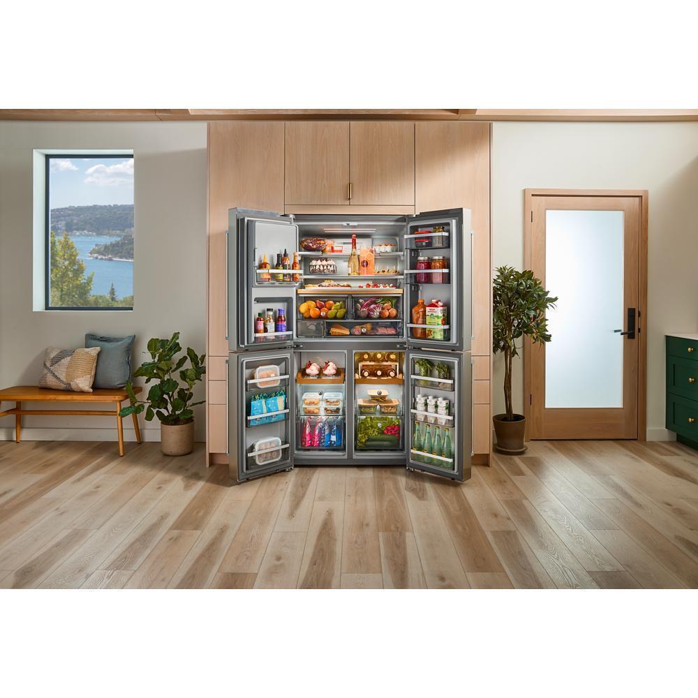 KITCHENAID KRQC736RPS 36"" Counter-depth 19.4 Cu Ft 4-door Refrigerator With Flexible TEMP...