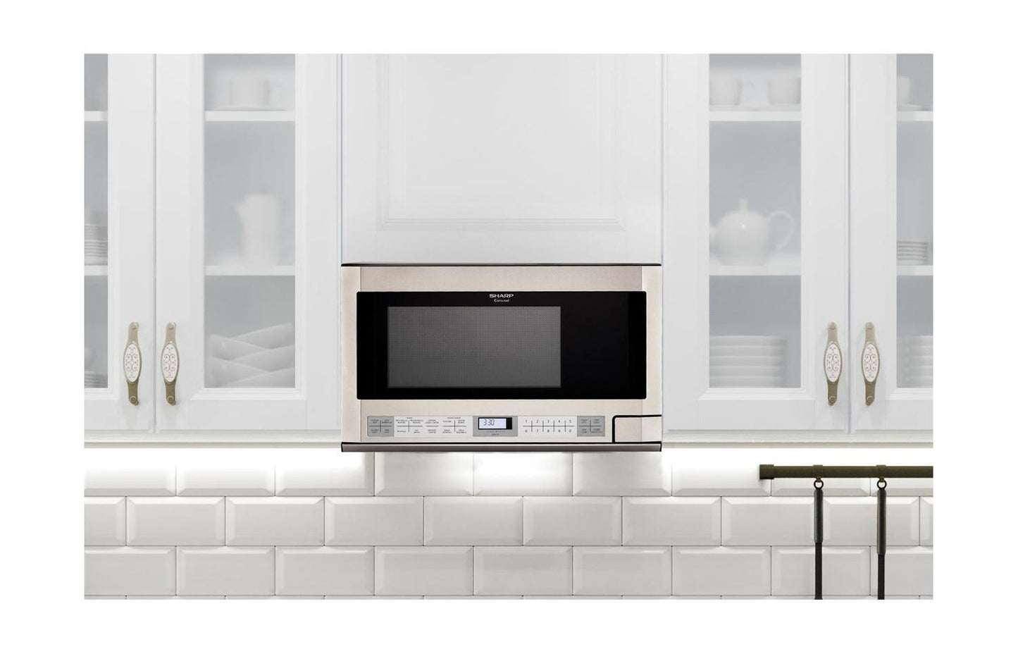 SHARP R1214TY Sharp Carousel Over-the-counter Microwave Oven 1.5 Cu. Ft. 1100w ST...