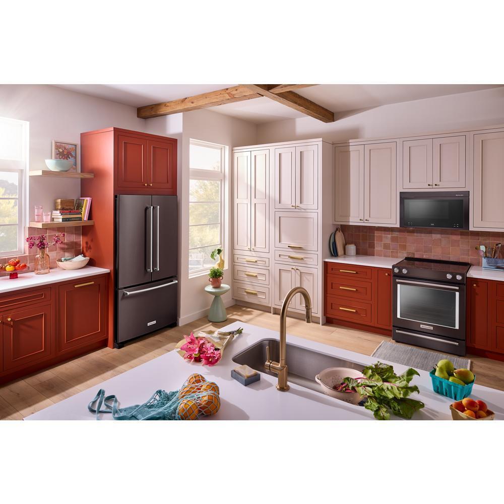 KITCHENAID KRFC136RBS 20 Cu. Ft. 36-inch Width Counter-depth French Door Refrigerator WIT...