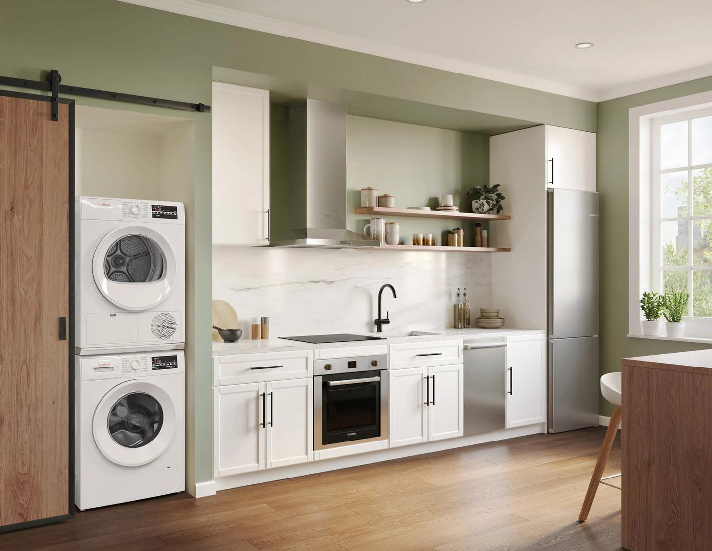 BOSCH WPA12100UC Bosch 300 Series Compact Condensation Dryer