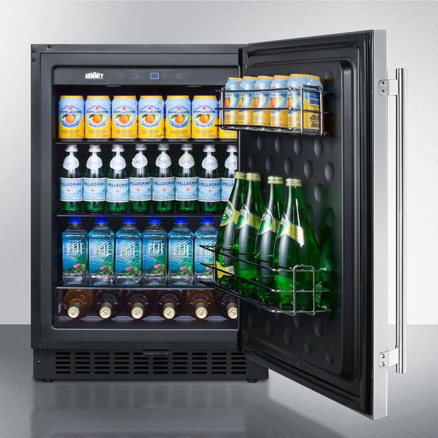 SUMMIT SPR627OS Outdoor All-refrigerator for Built-in Use, With Lock, Digital THERM...