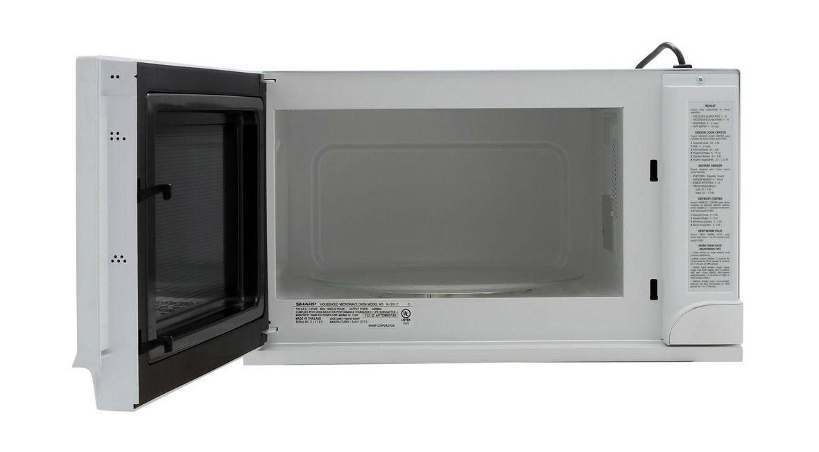 SHARP R1211TY Sharp Carousel Over-the-counter Microwave Oven 1.5 Cu. Ft. 1100w White