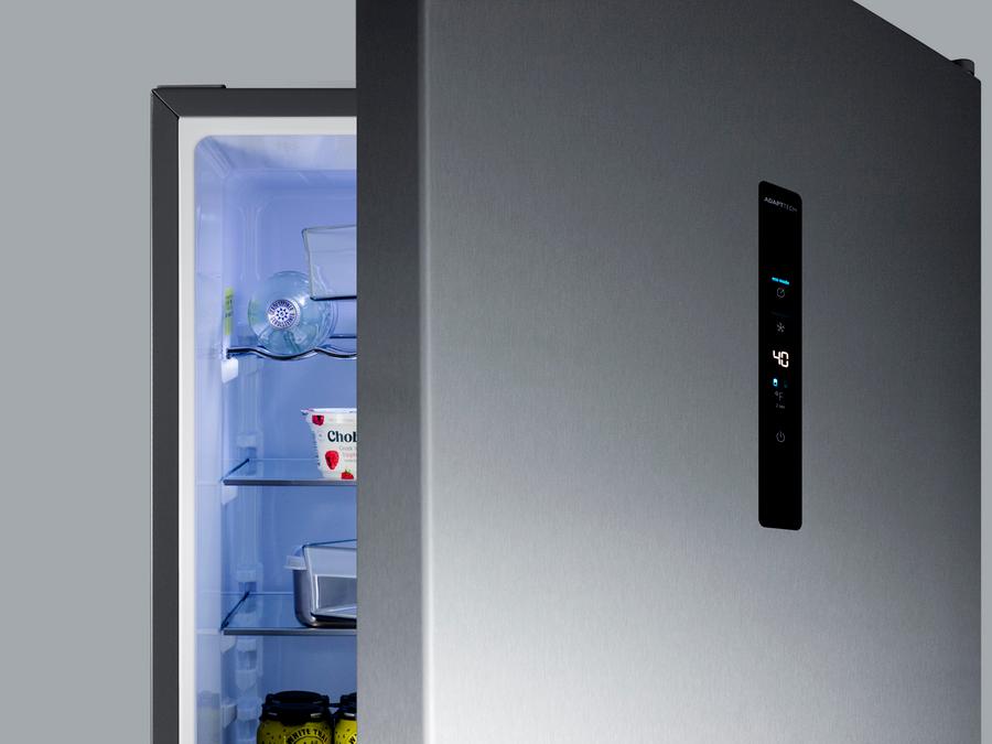 SUMMIT FFBF249SS2 Summit 24"" Wide Bottom Freezer Refrigerator
