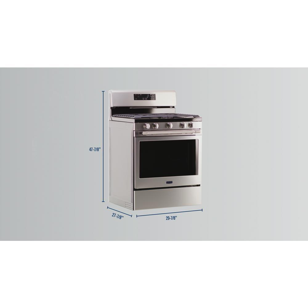MAYTAG MGR7700LZ Maytag Gas Range With Air Fryer and Basket - 5.0 Cu. Ft.