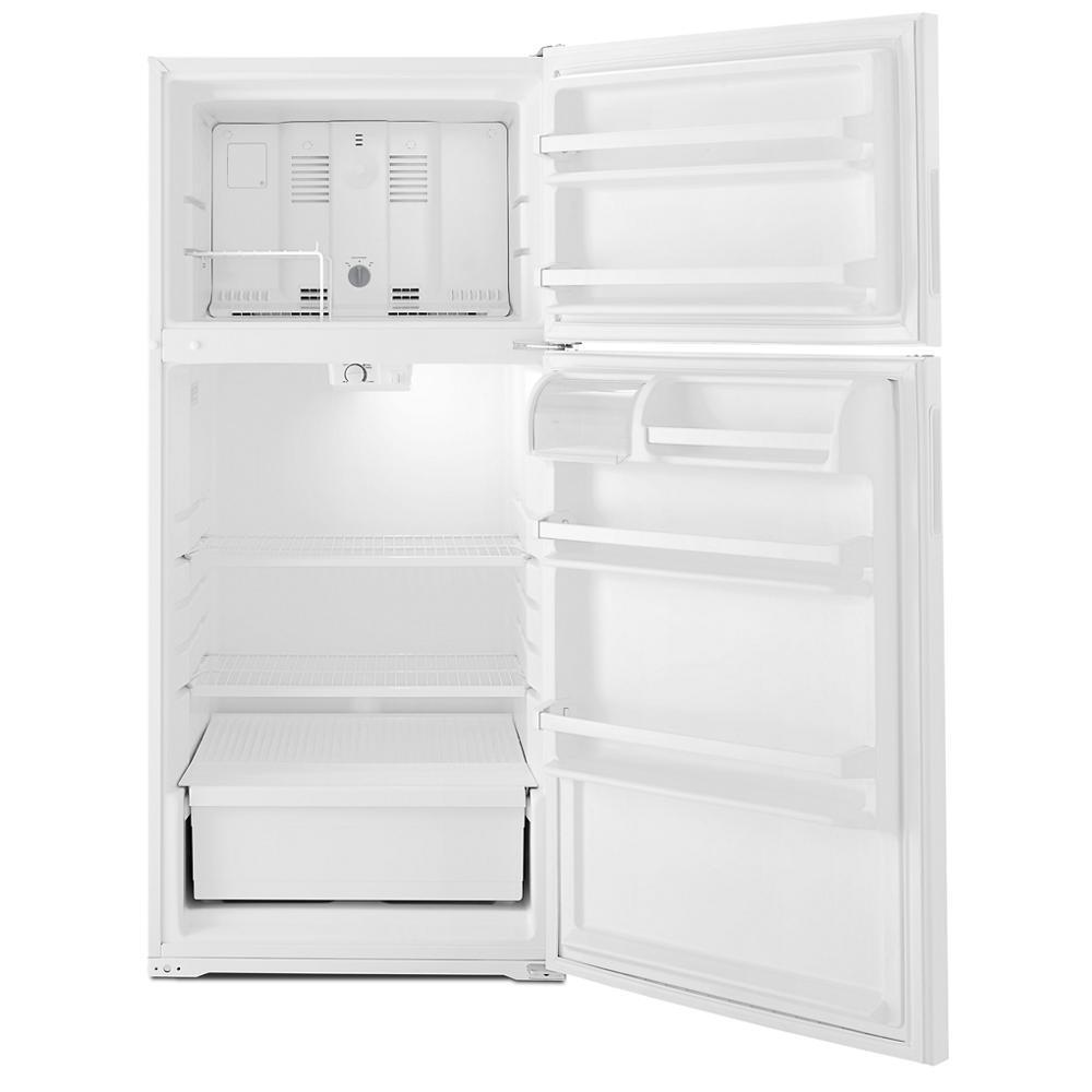 AMANA ART104TFDB Black Amana 14 Cu. Ft. Top-freezer Refrigerator With Flexible ST...