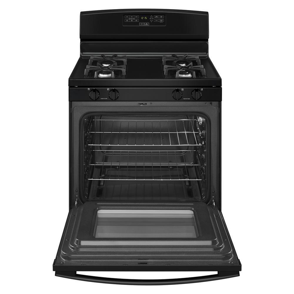 AMANA AGR6603SFB 30-inch Amana Gas Range With Self-clean Option - Black