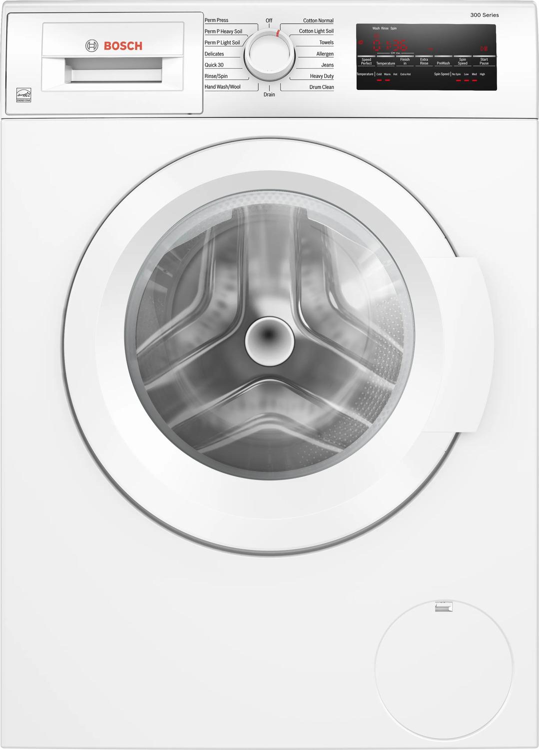 BOSCH WGA12400UC Bosch 300 Series Compact Washer 1400 Rpm