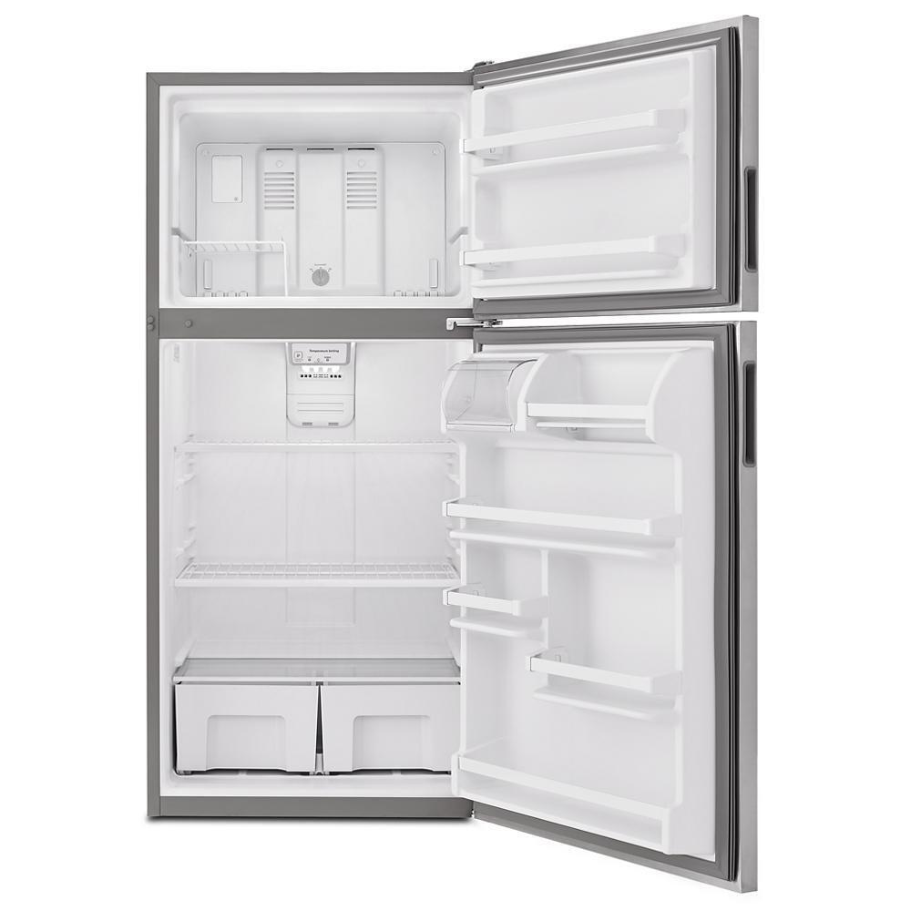 AMANA ART308FFDM Monochromatic Stainless Steel Amana 18 Cu. Ft. Top-freezer REFRI...