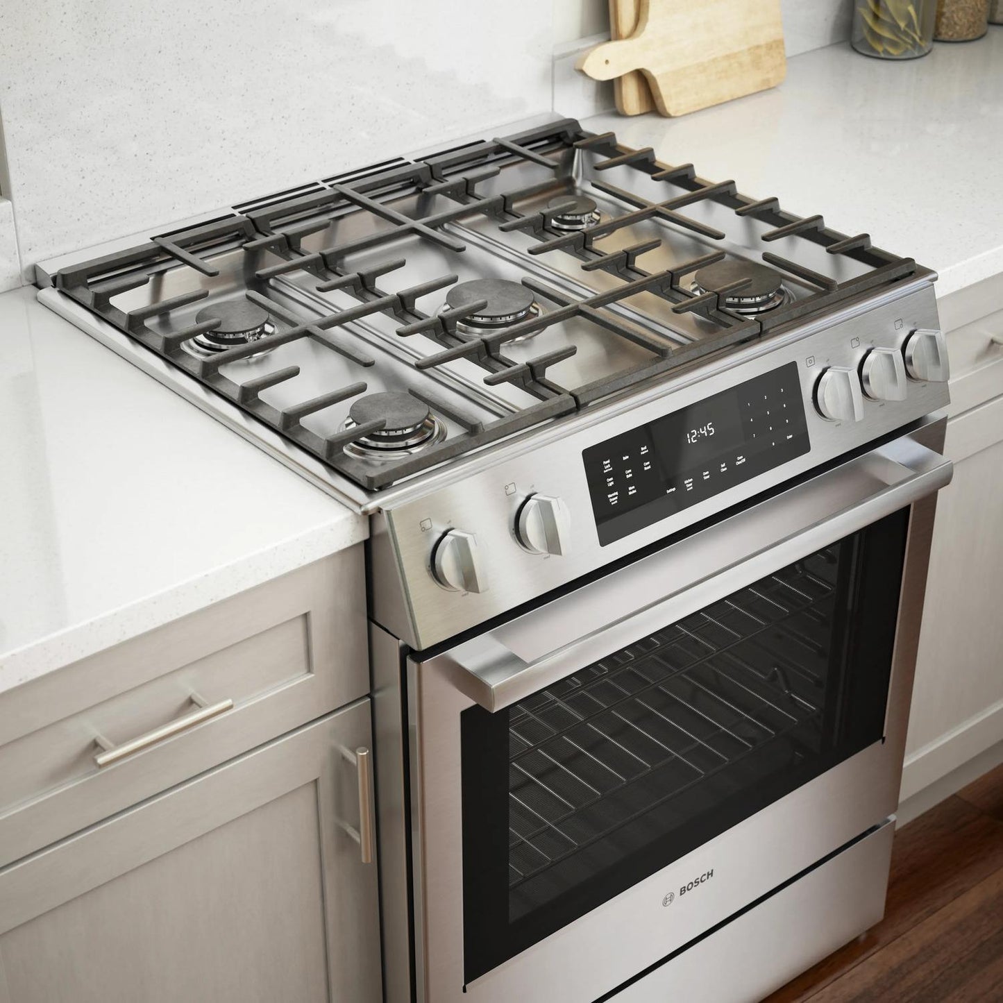 BOSCH HGI8056UC Bosch Gas Slide-in Range 30'' Stainless Steel