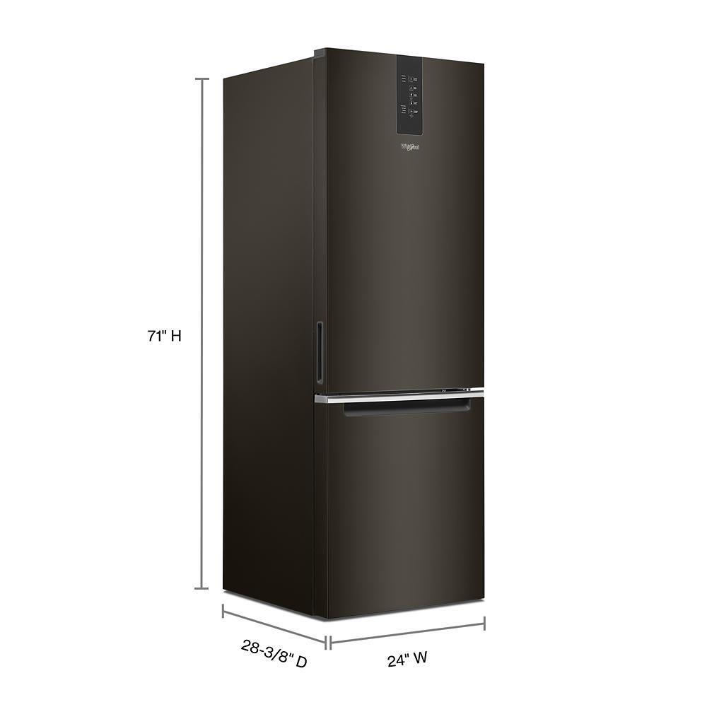 WHIRLPOOL WRB543CMJV Whirlpool 24-inch Wide Bottom-freezer Refrigerator - 12.7 Cu. Ft.