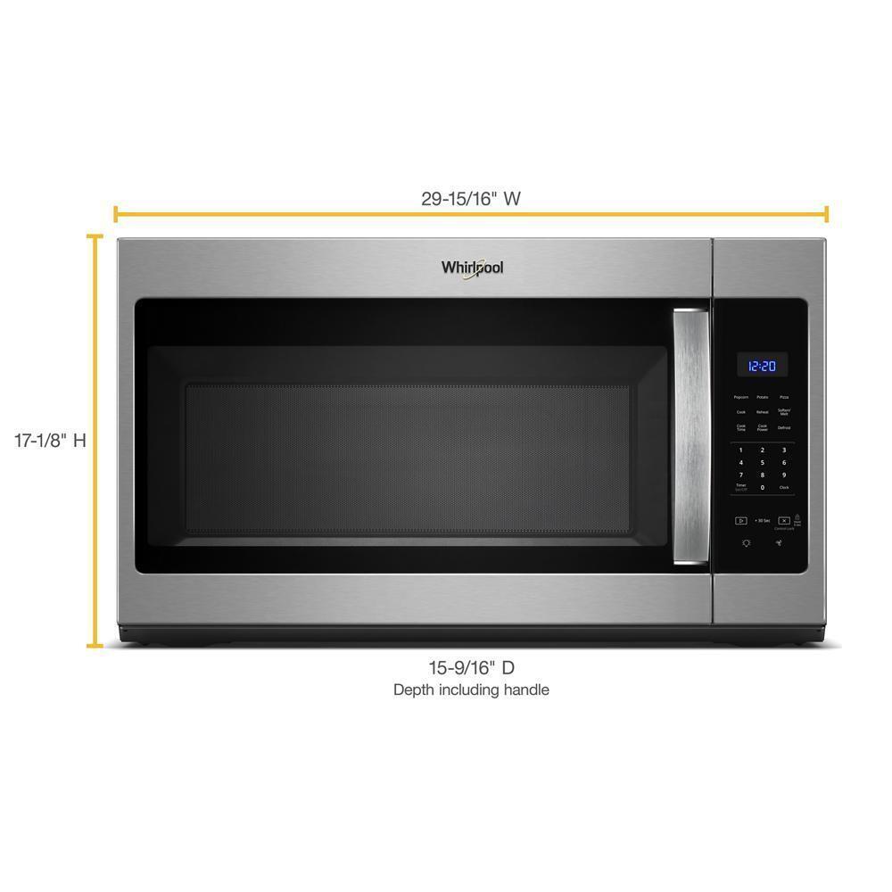 WHIRLPOOL WMH31017HS Whirlpool 1.7 Cu. Ft. Microwave Hood Combination With ELECTRONIC...