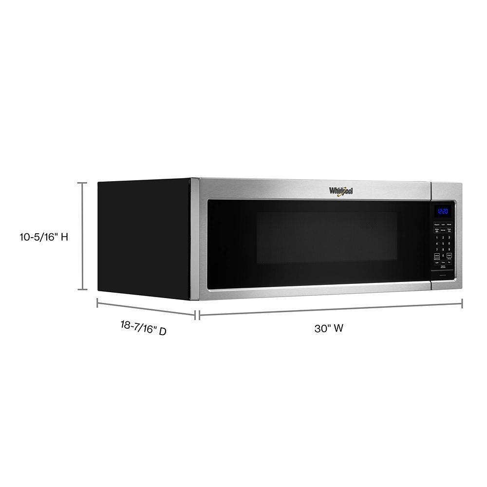 WHIRLPOOL WML35011KS Whirlpool 1.1 Cu. Ft. Low Profile Microwave Hood Combination