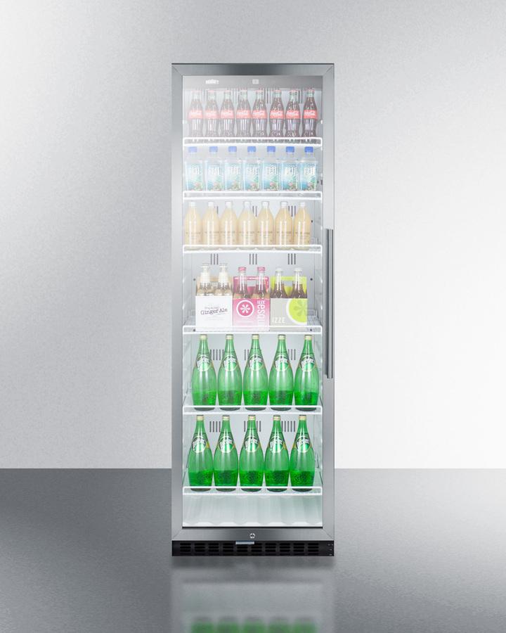 SUMMIT SCR1400WLH Commercial Beverage Merchandiser With 12.6 CU.FT. Capacity, DIGITAL...