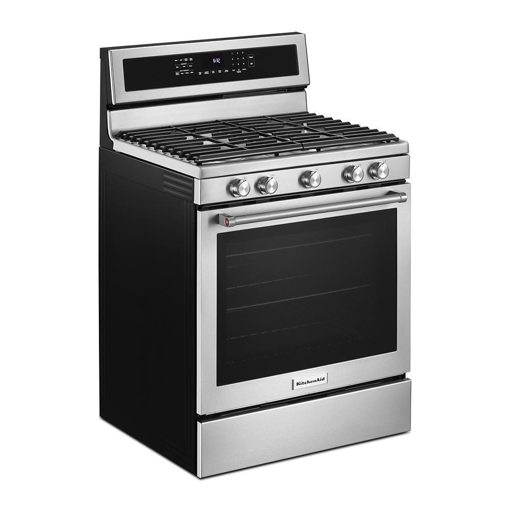 KITCHENAID KFGG500ESS Stainless Steel Kitchenaid 30-inch 5-burner Gas Convection Range