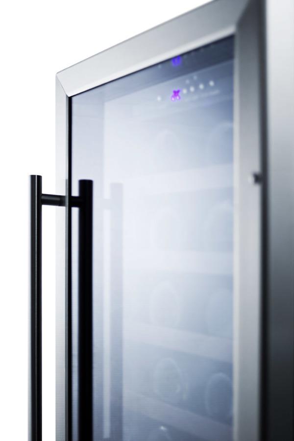 SUMMIT SWC1840B 18"" Wide Wine Cellar for Built-in or Freestanding Use, With DIGITAL...