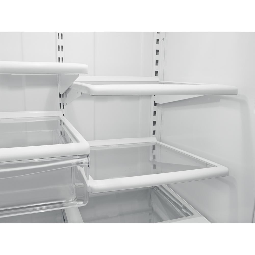 WHIRLPOOL WRB329DMBW Whirlpool 19 Cu. Ft. Bottom-freezer Refrigerator With Freezer Drawer