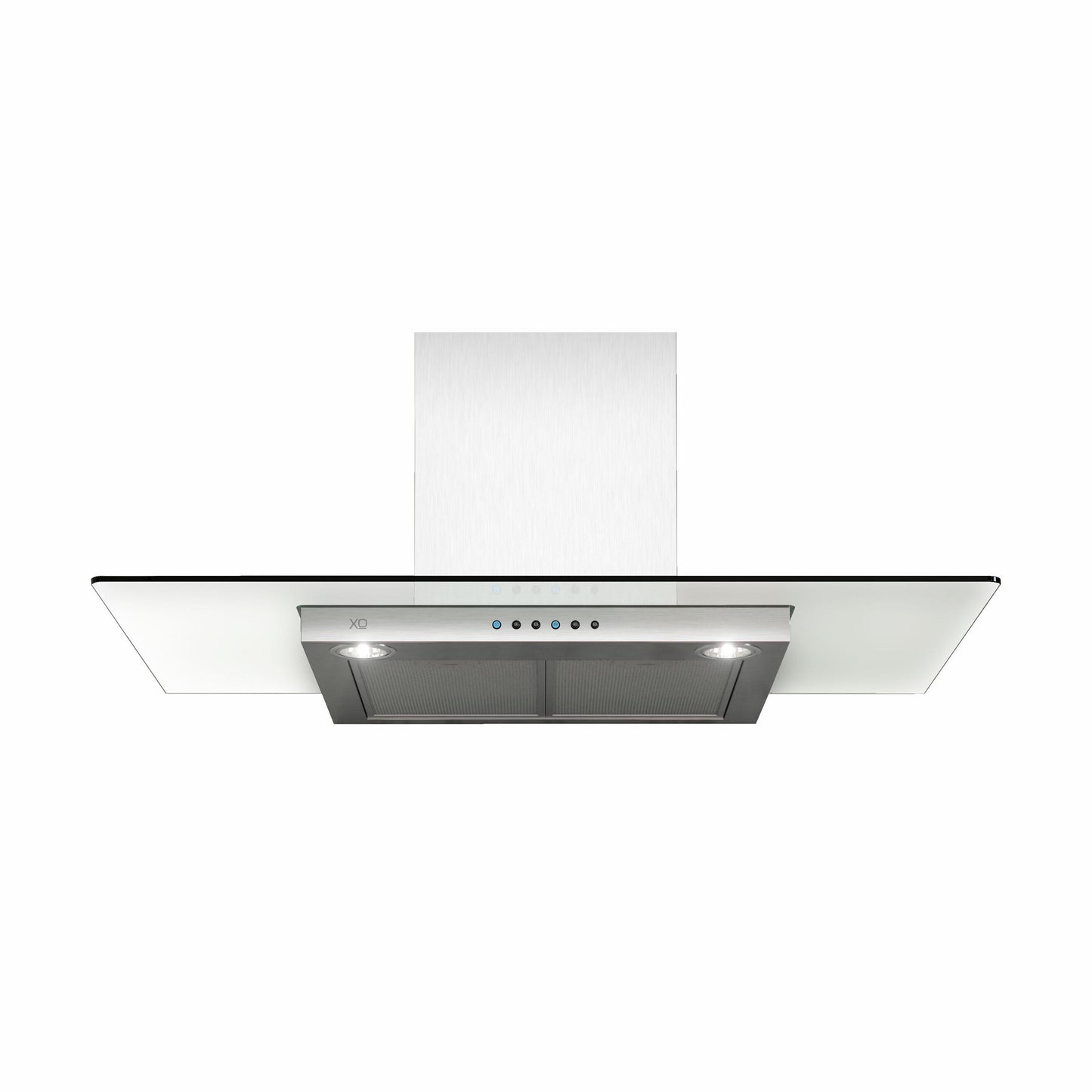 XO APPLIANCE XOQ30GC XO Appliance 30"" 600/395 Cfm Wall Chimney Hood Stainless/glass