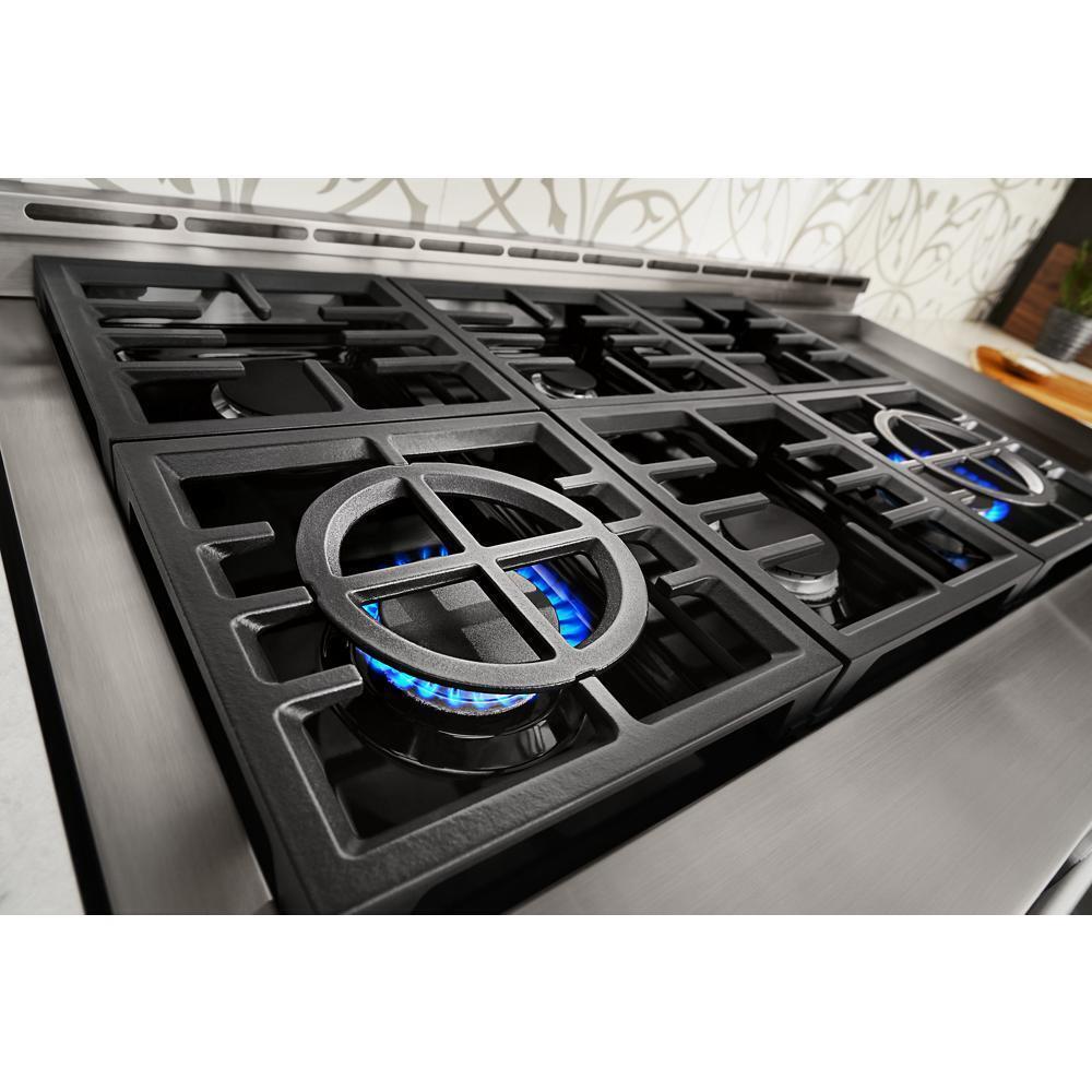 KITCHENAID KFGC558JSC Kitchenaid 48'' Smart Commercial-style Gas Range With Griddle - ...