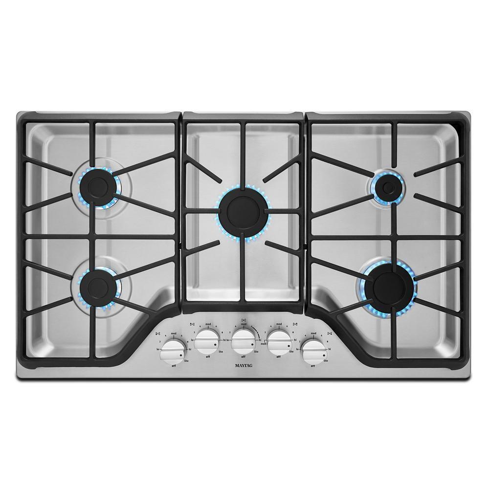 MAYTAG MGC7536DS Maytag 36-inch 5-burner Gas Cooktop With Power Burner