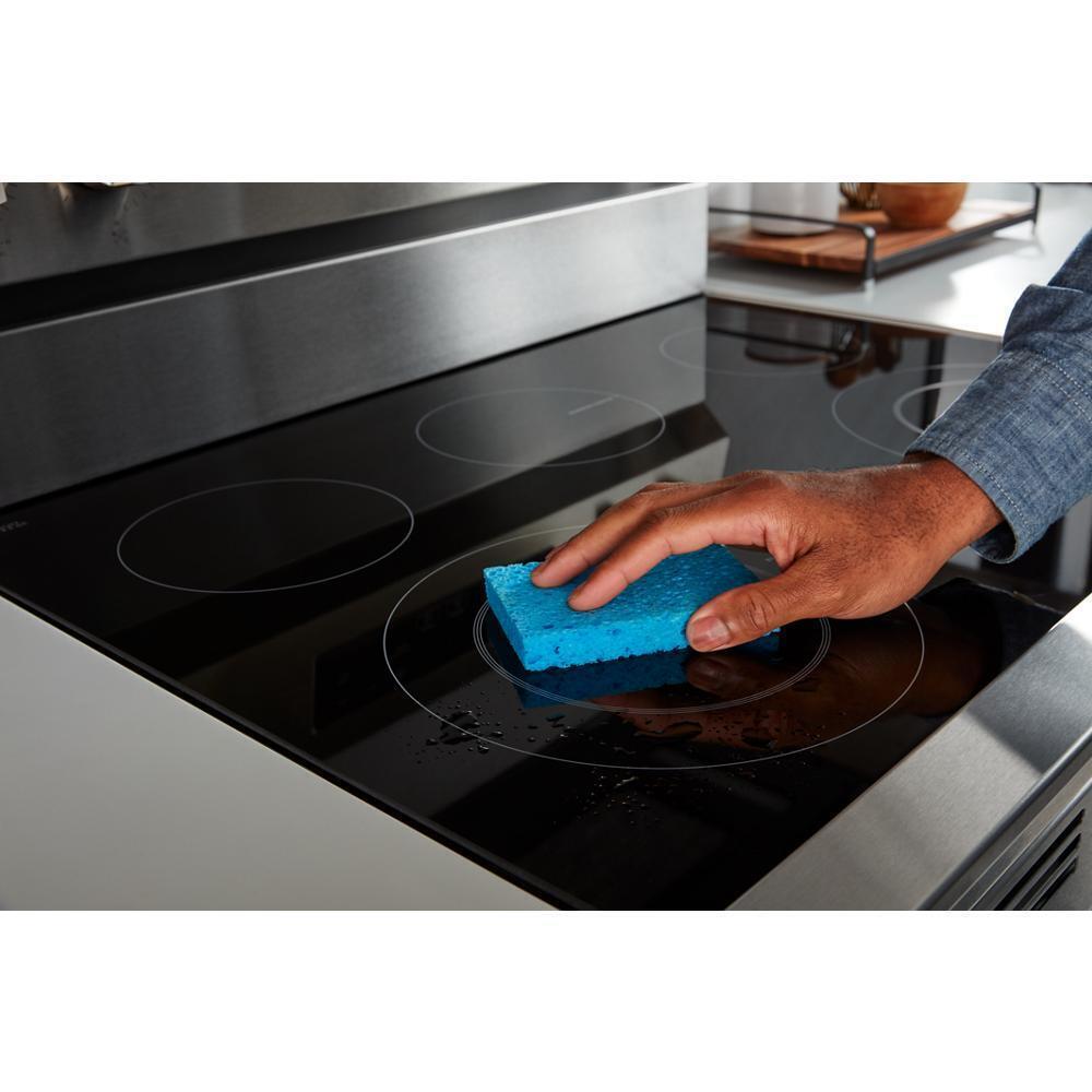 MAYTAG MFES4030RS Maytag 30-inch Wide Electric Range With Steam Clean - 5.3 Cu. Ft.
