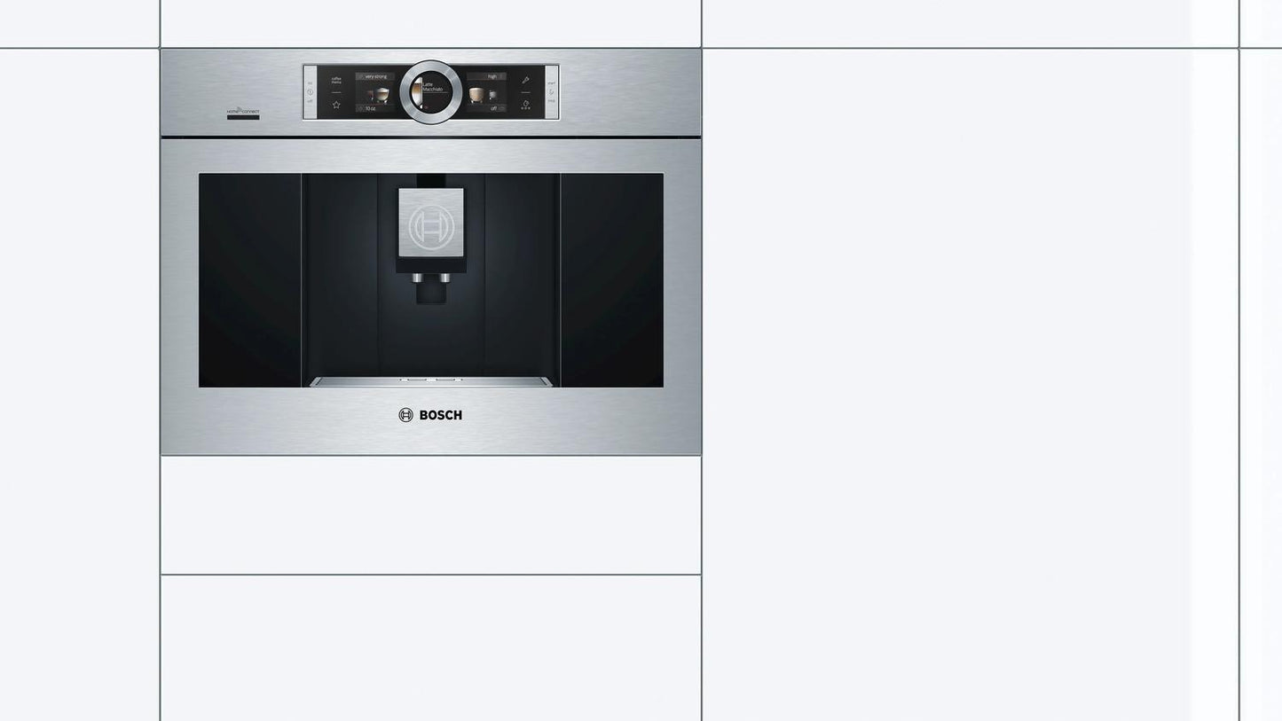 BOSCH BCM8450UC Bcm8450uc Built-in Fully Automatic Coffee Machine Stainless Steel