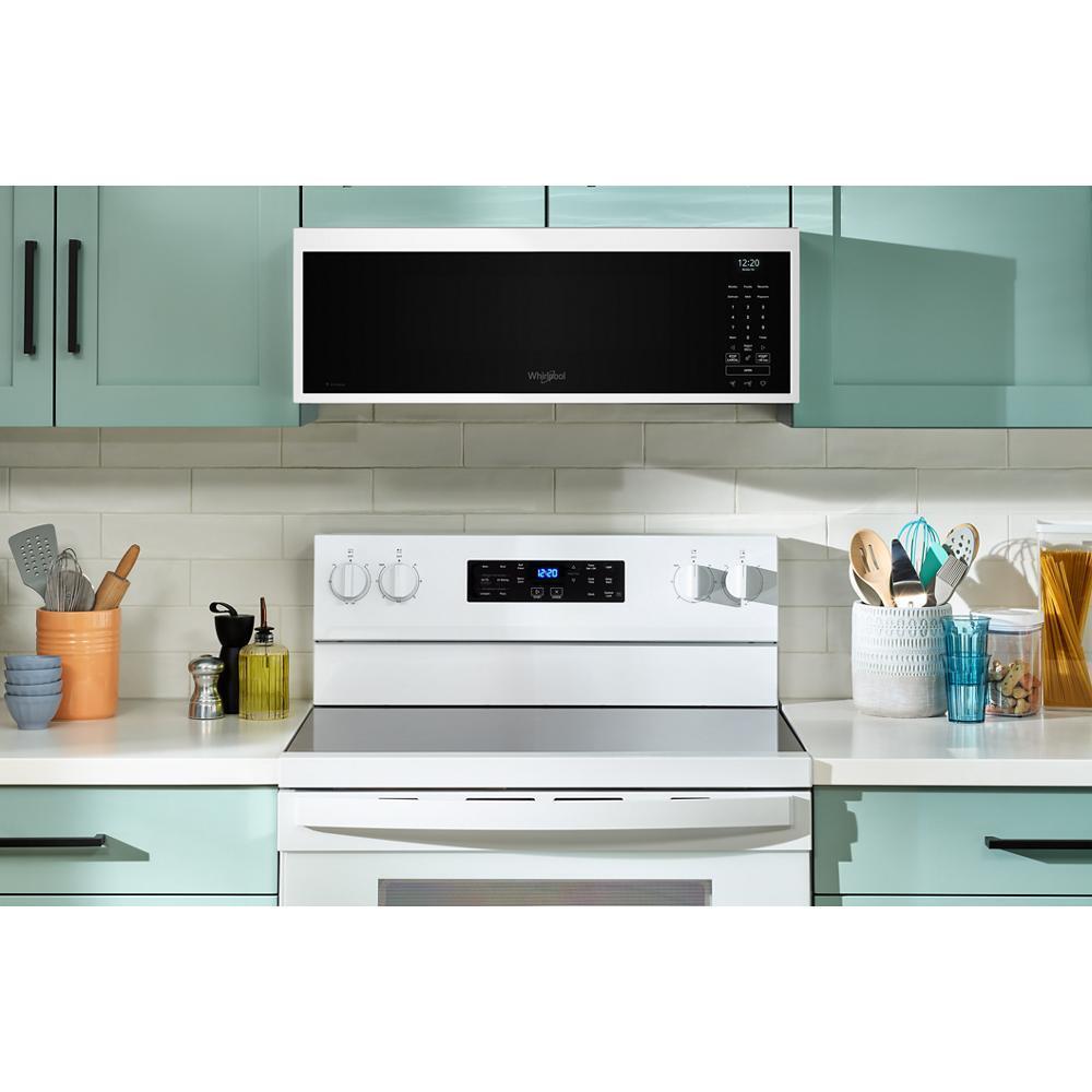 WHIRLPOOL WMML5530RW 1.1 Cu. Ft. Smart Low Profile Microwave Hood Combination With 450 C...